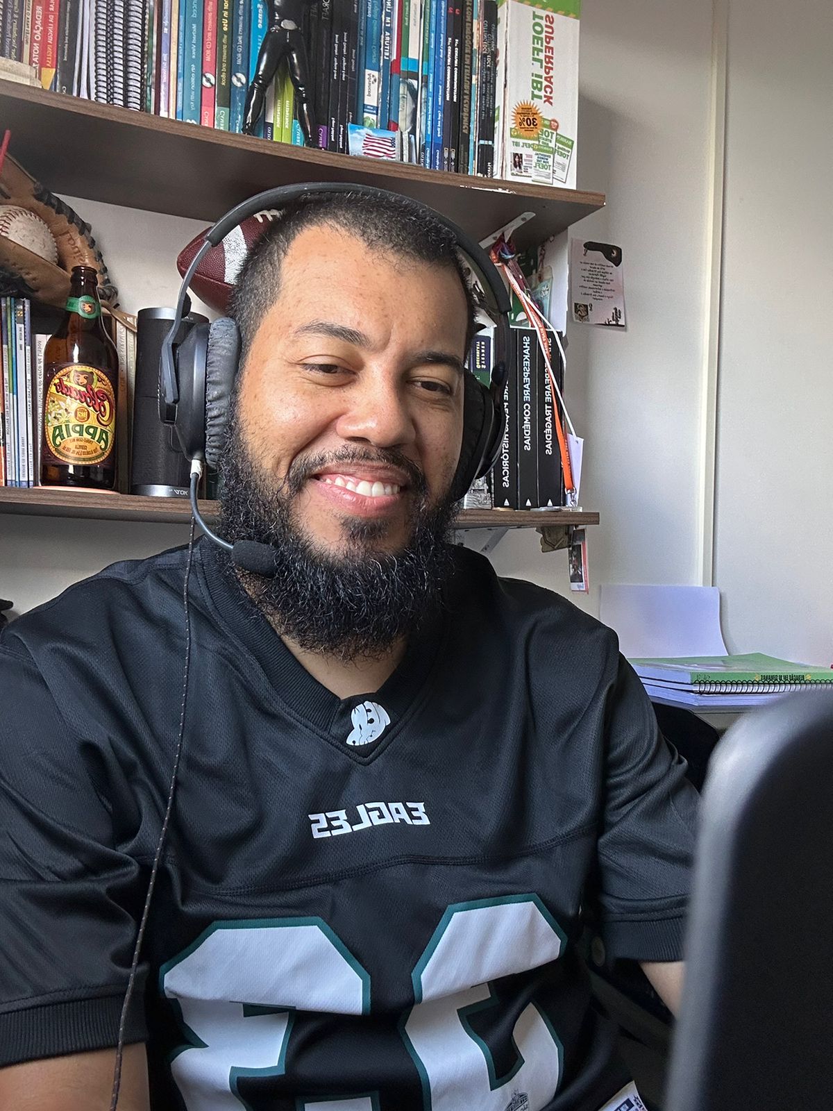 Alunos em dinâmica de conversação